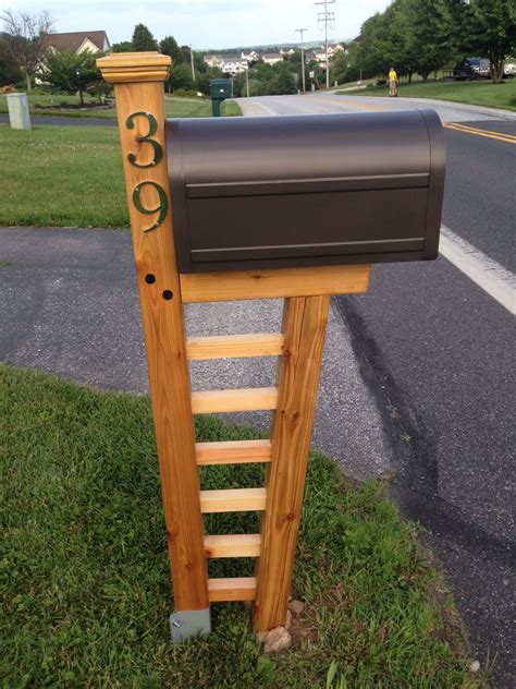 homemade wooden mailbox ideas